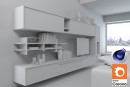 C4Donly.com - Living Room 3D Model - Cinema 4D & Corona