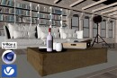 C4Donly.com - Office Station 3D Model - Cinema 4D & V-Ray