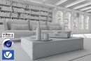C4Donly.com - Office Station 3D Model - Cinema 4D & V-Ray