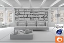 C4Donly.com - Living Room 3D Model - Cinema 4D & Corona