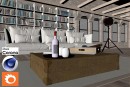 C4Donly.com - Living Room 3D Model - Cinema 4D & Corona