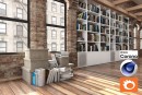 C4Donly.com - Living Room 3D Model - Cinema 4D & Corona