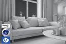 C4Donly.com - Living Room 3D Model - Cinema 4D & V-Ray