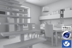 C4Donly.com - Living Room 3D Model - Cinema 4D & V-Ray