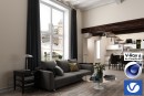 C4Donly.com - Living Room 3D Model - Cinema 4D & V-Ray