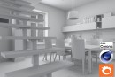 C4Donly.com - Living Room 3D Model - Cinema 4D & Corona