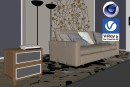 C4Donly.com - Office Station 3D Model - Cinema 4D & V-Ray