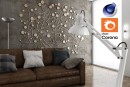 C4Donly.com - Living Room 3D Model - Cinema 4D & Corona