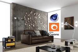 C4Donly.com - Office Station 3D Model - Cinema 4D & V-Ray