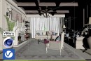 C4Donly.com - Living Room 3D Model - Cinema 4D & V-Ray