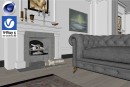 C4Donly.com - Living Room 3D Model - Cinema 4D & V-Ray