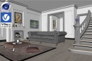 C4Donly.com - Living Room 3D Model - Cinema 4D & V-Ray