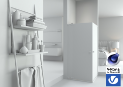 C4Donly.com - Living Room 3D Model - Cinema 4D & V-Ray