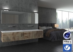 C4Donly.com - Living Room 3D Model - Cinema 4D & V-Ray
