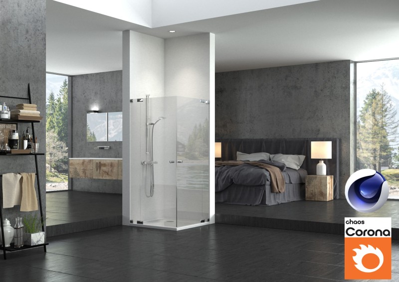 C4Donly.com - Living Room 3D Model - Cinema 4D & Corona