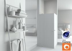 C4Donly.com - Living Room 3D Model - Cinema 4D & Corona