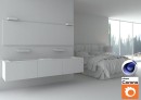 C4Donly.com - Living Room 3D Model - Cinema 4D & Corona