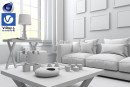 C4Donly.com - Living Room 3D Model - Cinema 4D & V-Ray