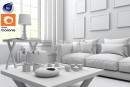 C4Donly.com - Living Room 3D Model - Cinema 4D & Corona