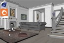C4Donly.com - Living Room 3D Model - Cinema 4D & Corona