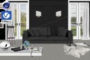 C4Donly.com - Living Room 3D Model - Cinema 4D & V-Ray