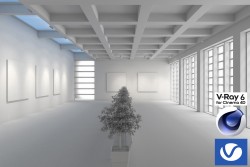 C4Donly.com - Living Room 3D Model - Cinema 4D & V-Ray