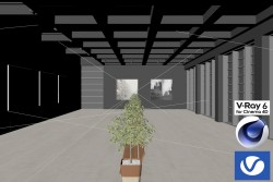 C4Donly.com - Living Room 3D Model - Cinema 4D & V-Ray