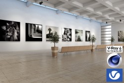 C4Donly.com - Living Room 3D Model - Cinema 4D & V-Ray