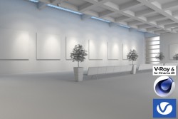 C4Donly.com - Living Room 3D Model - Cinema 4D & V-Ray