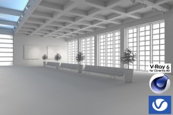 C4Donly.com - Living Room 3D Model - Cinema 4D & V-Ray