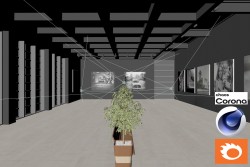 C4Donly.com - Living Room 3D Model - Cinema 4D & Corona