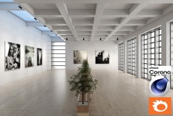C4Donly.com - Living Room 3D Model - Cinema 4D & Corona