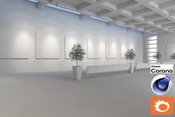 C4Donly.com - Office Station 3D Model - Cinema 4D & V-Ray