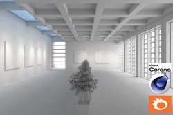 C4Donly.com - Living Room 3D Model - Cinema 4D & Corona