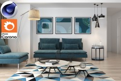 C4Donly.com - Office Station 3D Model - Cinema 4D & V-Ray