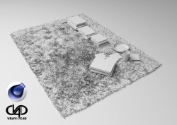 C4Donly.com - Office Station 3D Model - Cinema 4D & V-Ray