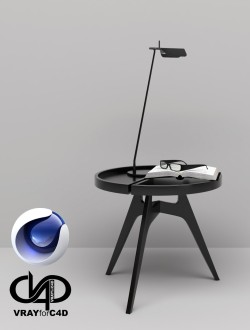 C4Donly.com - Office Station 3D Model - Cinema 4D & V-Ray
