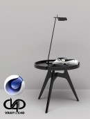 C4Donly.com - Office Station 3D Model - Cinema 4D & V-Ray