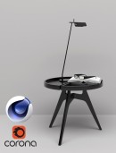 C4Donly.com - Office Station 3D Model - Cinema 4D & Corona