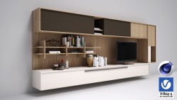 C4Donly.com - Office Station 3D Model - Cinema 4D & V-Ray