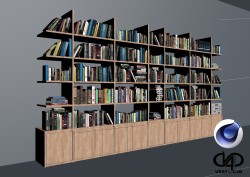 C4Donly.com - Office Station 3D Model - Cinema 4D & V-Ray
