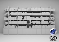 C4Donly.com - Office Station 3D Model - Cinema 4D & V-Ray