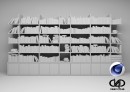C4Donly.com - Office Station 3D Model - Cinema 4D & V-Ray