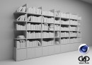 C4Donly.com - Office Station 3D Model - Cinema 4D & V-Ray