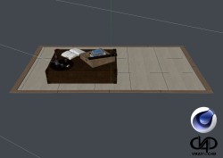 C4Donly.com - Office Station 3D Model - Cinema 4D & V-Ray