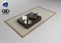 C4Donly.com - Office Station 3D Model - Cinema 4D & V-Ray