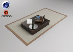C4Donly.com - Office Station 3D Model - Cinema 4D & Corona