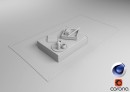 C4Donly.com - Office Station 3D Model - Cinema 4D & Corona