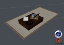 C4Donly.com - Office Station 3D Model - Cinema 4D & Corona