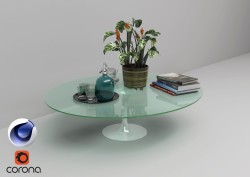 C4Donly.com - Office Station 3D Model - Cinema 4D & Corona